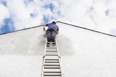 Peinture extérieure à Lanmérin — façades et ravalement
